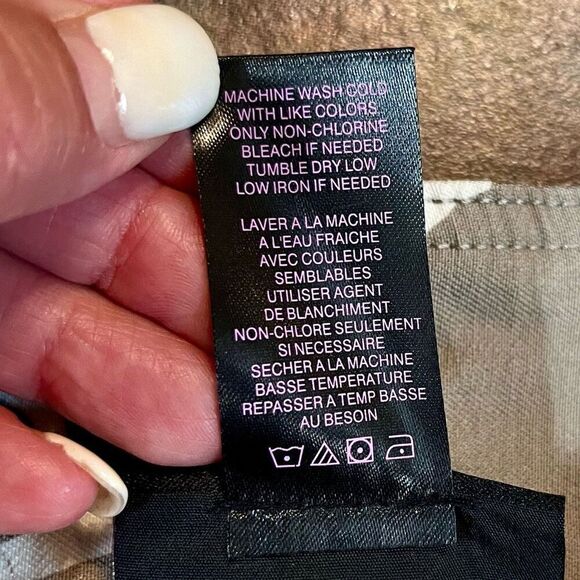 Slim-sation Animal Print Pull-on Twill Ankle Pants 22W - Picture 6 of 13